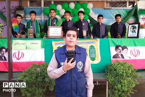 نخستین چهارشنبه امام رضایی در آموزشگاه شاهد چهاردانگه