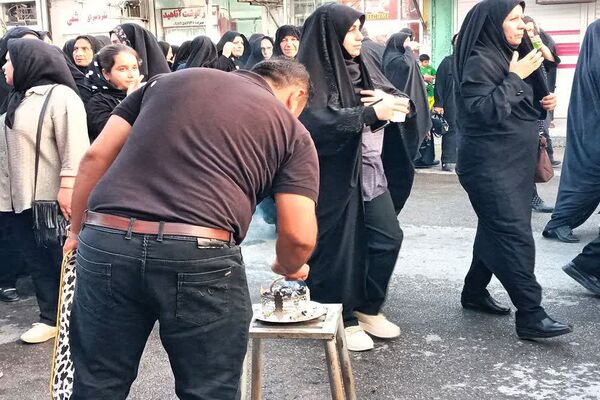 اجتماع عزادارن و سوگواران امام رضا ( ع) در شهرستان باشت