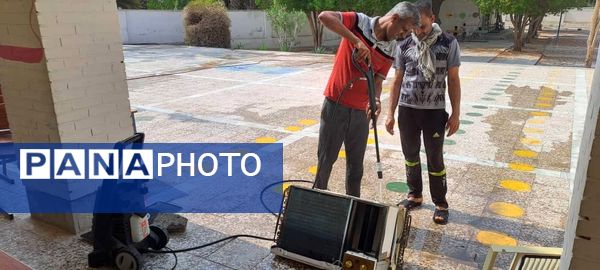 اجرای طرح « شهید عجمیان » الگویی موفق در شاداب‌سازی مدارس فین