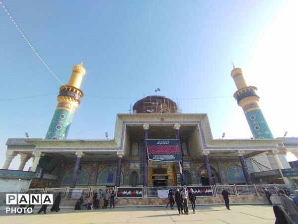 قاب های دیدنی از حرم سید محمد(ع) عموی حضرت صاحب‌الزمان(عج) در شهر بلد عراق