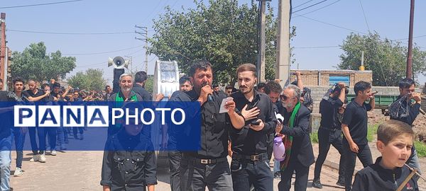 عزاداری ظهر عاشورا در روستای حسن آباد بلهر 