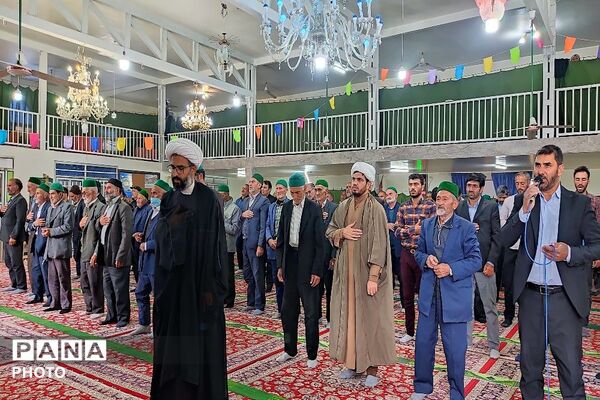 اقامه نماز عبادی سیاسی جمعه اردیبهشت ماه در شهر بار نیشابور