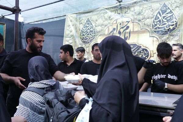 روایت تصویری از راه عشق مشهد در سوگ امام رضا(ع)