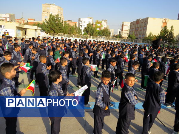 آغاز روزی پرنشاط با اجرای ورزش صبحگاهی در مدارس بجنورد 