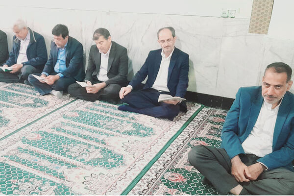 زیارت عاشورا در اداره‌کل آموزش و پرورش استان بوشهر