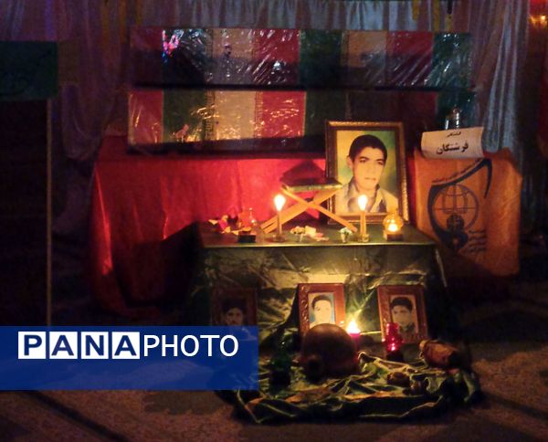 حضور پیکرهای مطهر شهدای گمنام در مدارس