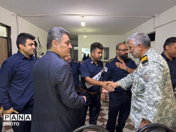 آتش‌نشانان مریوان در قاب تقدیر