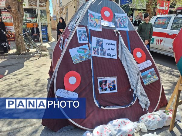 همبستگی مردم شهرستان گناباد در راهپیمایی روز قدس