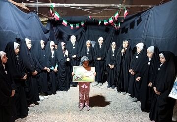 رویداد فرهنگی و معنوی دختران قرآن‌آموز در موکب دارالقرآن حبیب