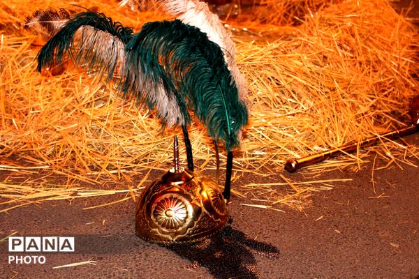  روایت وفاداری علمدار کربلا در تئاتر مذهبی هیئت فداییان حسین(ع) نظرآباد
