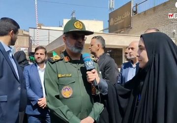 شکوه حماسه مردم قم در راهپیمایی روز قدس 