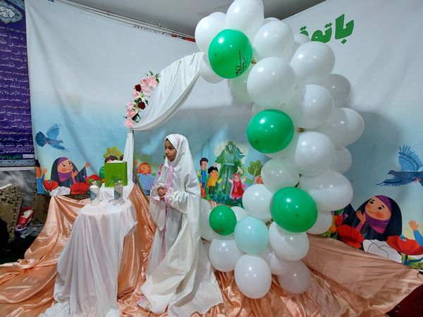 جشن تکلیف هزار نفری فرشته‌های منطقه شهید اصلانی مشهد