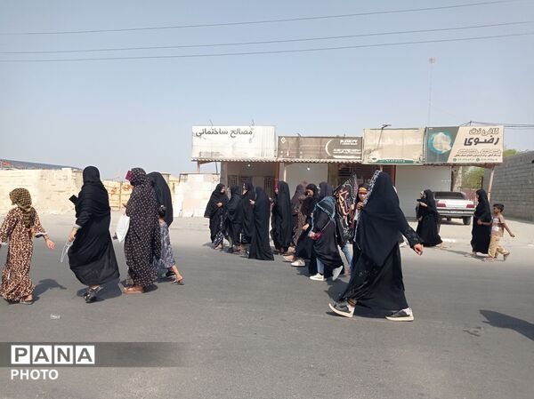 شکوه ارادت نسل نو در همایش پیاده‌روی «جاماندگان اربعین» روستای کنارترش