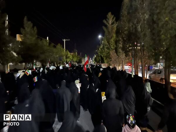 این شب ها خیابان‌ها روایتگر حماسه‌ای جاودان از مردم دلیر ایران زمین است 