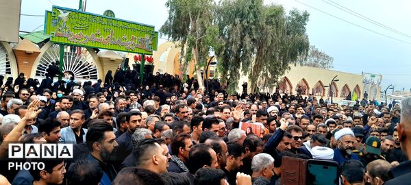 تشییع پیکر مطهر شهیده فاطمه طاهری فرد 