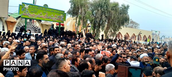 تشییع پیکر مطهر شهیده فاطمه طاهری فرد 