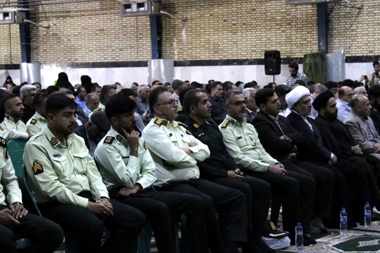 مراسم سالگرد شهدای خدمت در گچساران