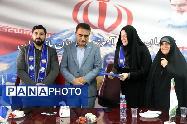 آیین تکریم و معارفه سرپرست سازمان دانش‌آموزی مازندران 