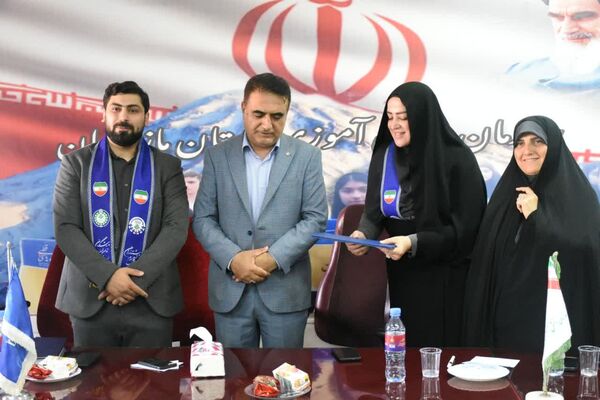 آیین تکریم و معارفه سرپرست سازمان دانش‌آموزی مازندران 