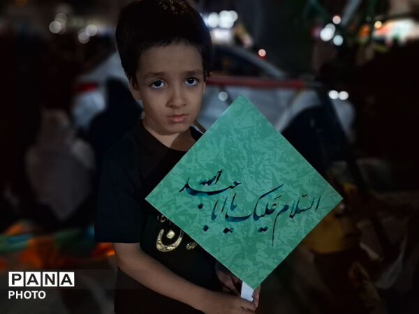 شب تاسوعا در بلوار فضل نیشابور 