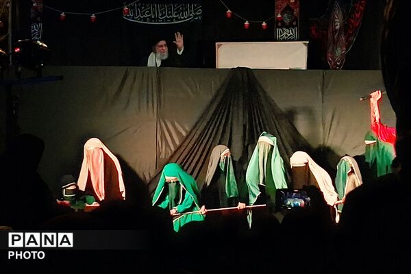با نوای تعزیه؛ میدان در سوگ کربلا غرق شد 