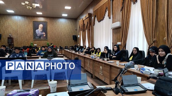 سومین همایش خبرنگاری پانا دانش‌آموزان متوسطه اول و دوم در نیشابور
