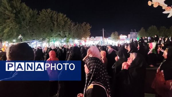 تجمع مردم یاسوج در سوگ شهادت سیدحسن نصرالله