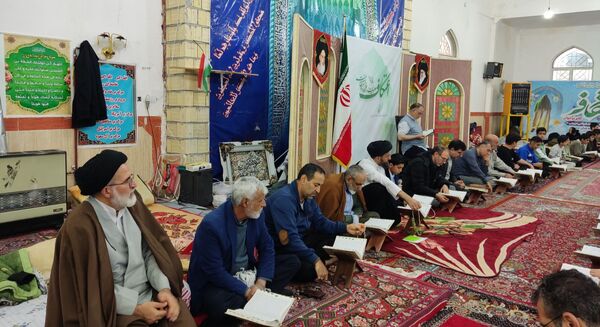مراسم معنوی اعتکاف در مسجد امام هادی(ع) الشتر