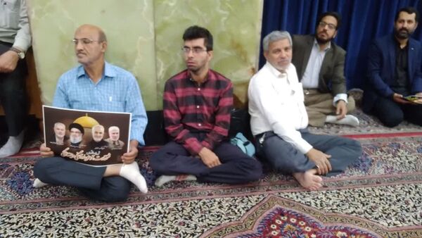 مراسم بزرگداشت شهید سید حسن نصرالله در یزد