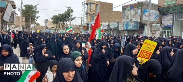 راهپیمایی روز جهانی قدس در شهرستان خلیل‌آباد 
