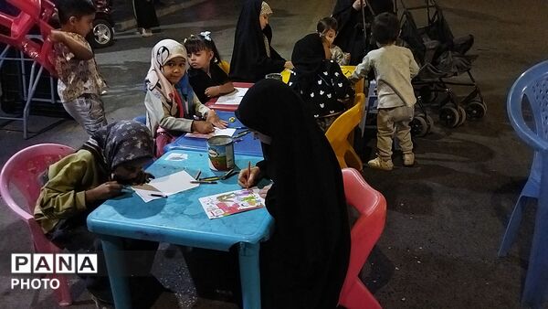 موکب جبهه فرهنگیان نیشابور  در اولین شب ماه  محرم ۱۴۰۵