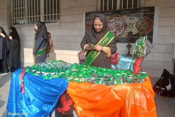 تجلی عطر حرم اباعبدالله الحسین در شهر قیامدشت