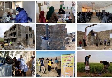 از مشارکت ۱۱ هزار جهادگر تا خدمت‌رسانی مستقیم به ۶۵ هزار هموطن