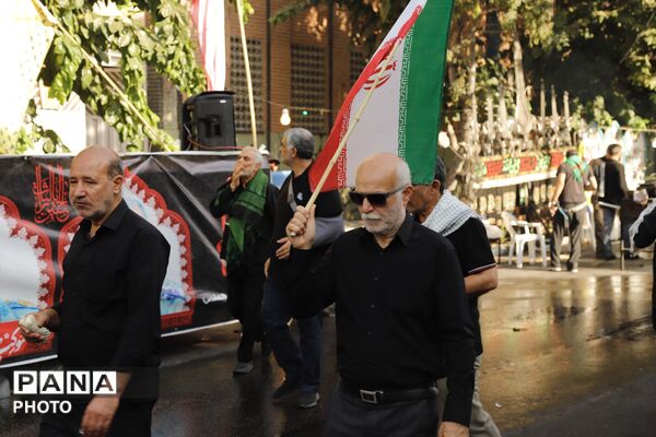 طنین «یا حسین» در مسیر دلدادگی؛ حضور پرشور جاماندگان اربعین در تهران