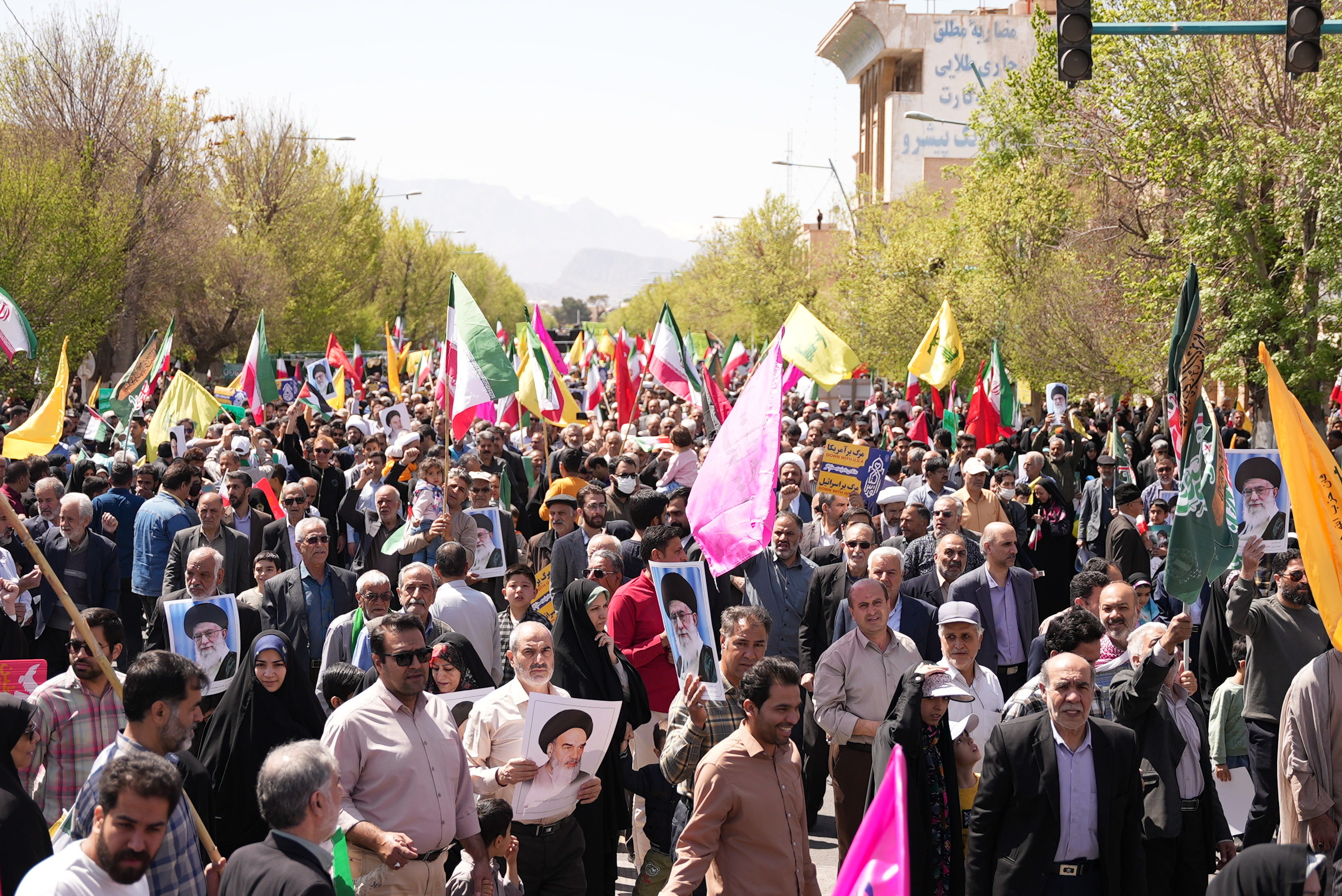 راهپیمایی روز قدس در یزد