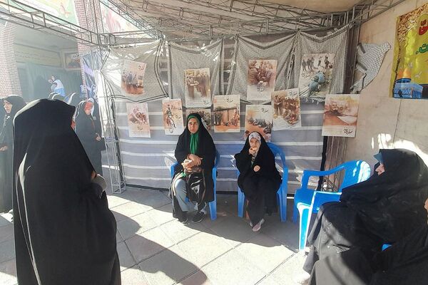 برگزاری غرفه و مواکب فرهنگی به‌مناسبت سالگرد حاج قاسم سلیمانی در صباشهر