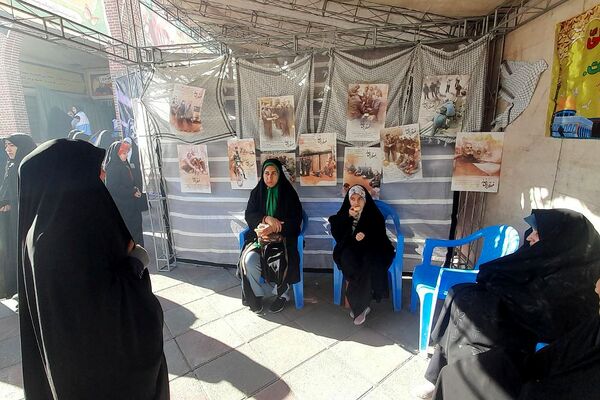 برگزاری غرفه و مواکب فرهنگی به‌مناسبت سالگرد حاج قاسم سلیمانی در صباشهر