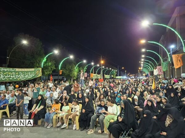مهمانی یک کیلومتری عید غدیر در لارستان