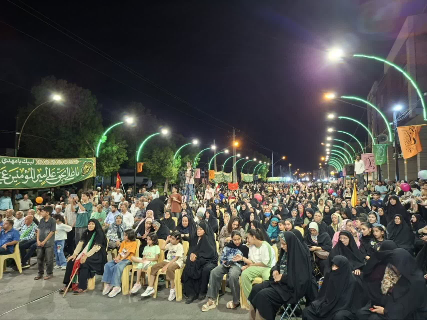 مهمانی یک کیلومتری عید غدیر در لارستان