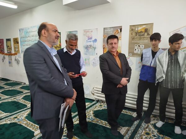 بازدید مسئول اتحادیه‌انجمن اسلامی مدارس شهرستان کاشمر از دبیرستان پسرانه سما 