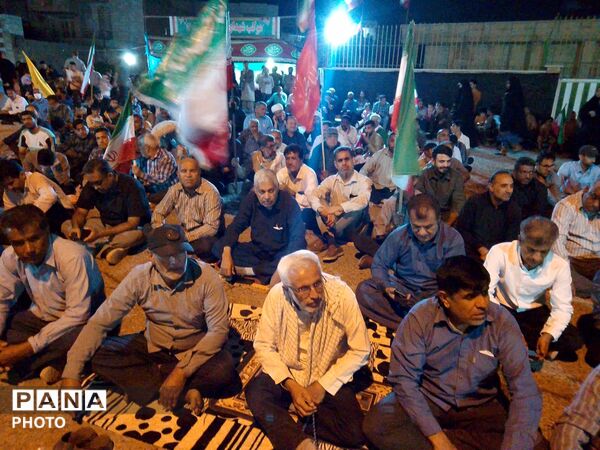 حماسه‌ای دیگر در شهرستان کهنوج با حضور مردم 