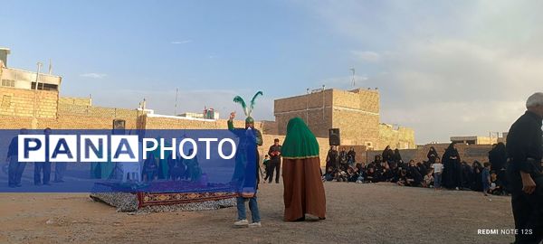 مراسم تعزیه‌خوانی در شهرستان خلیل‌آباد