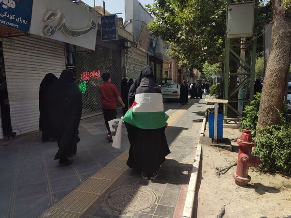 راهپیمایی مردم ولایت‌مدار نیشابور در پی ترور شهید اسماعیل هنیه 