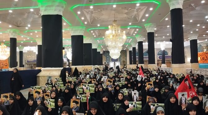 همایش دختران جان فدا در مسجد جمکران