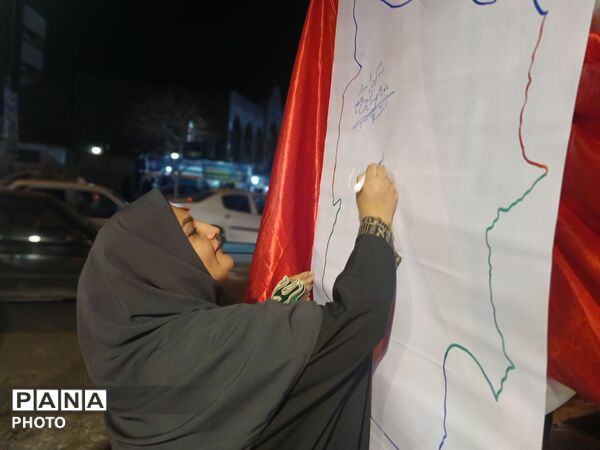 سومین شب از برپایی موکب شهدای فرهنگی و دانش‌آموزی در کردکوی 