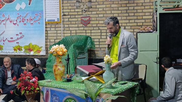 جشن ولادت امام عصر (عج)  در مسجد امام حسین شهر سفیددشت 