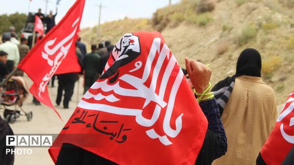 پیاده روی جاماندگان اربعین حسینی در شهرستان مارگون 