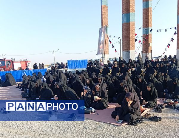 برگزاری مراسم پرفیض دعای ندبه در تپه نورالشهدا شهر نقنه