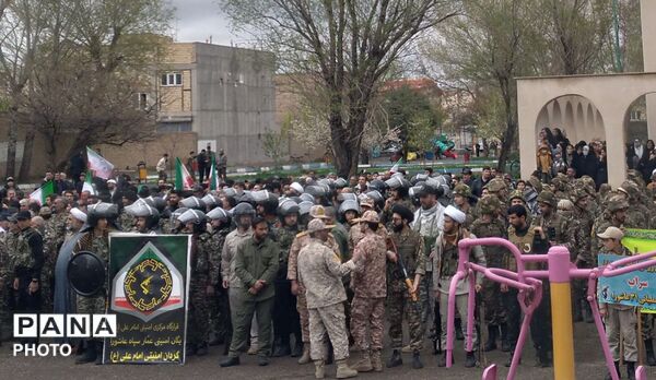 رزمایش جان‌فدا برای ایران امام رضایی در سراب