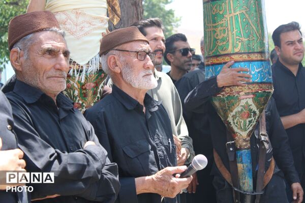 مراسم سوگواری عاشورا در فرخک، غار، بشرآباد و دربهشت با آداب سنتی